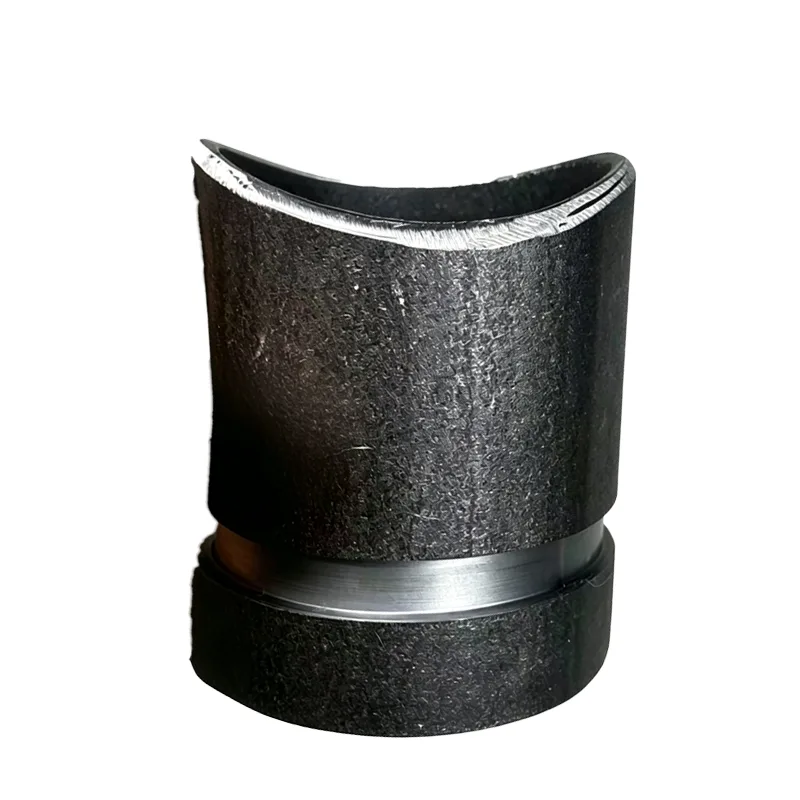Black steel grooved profile branch